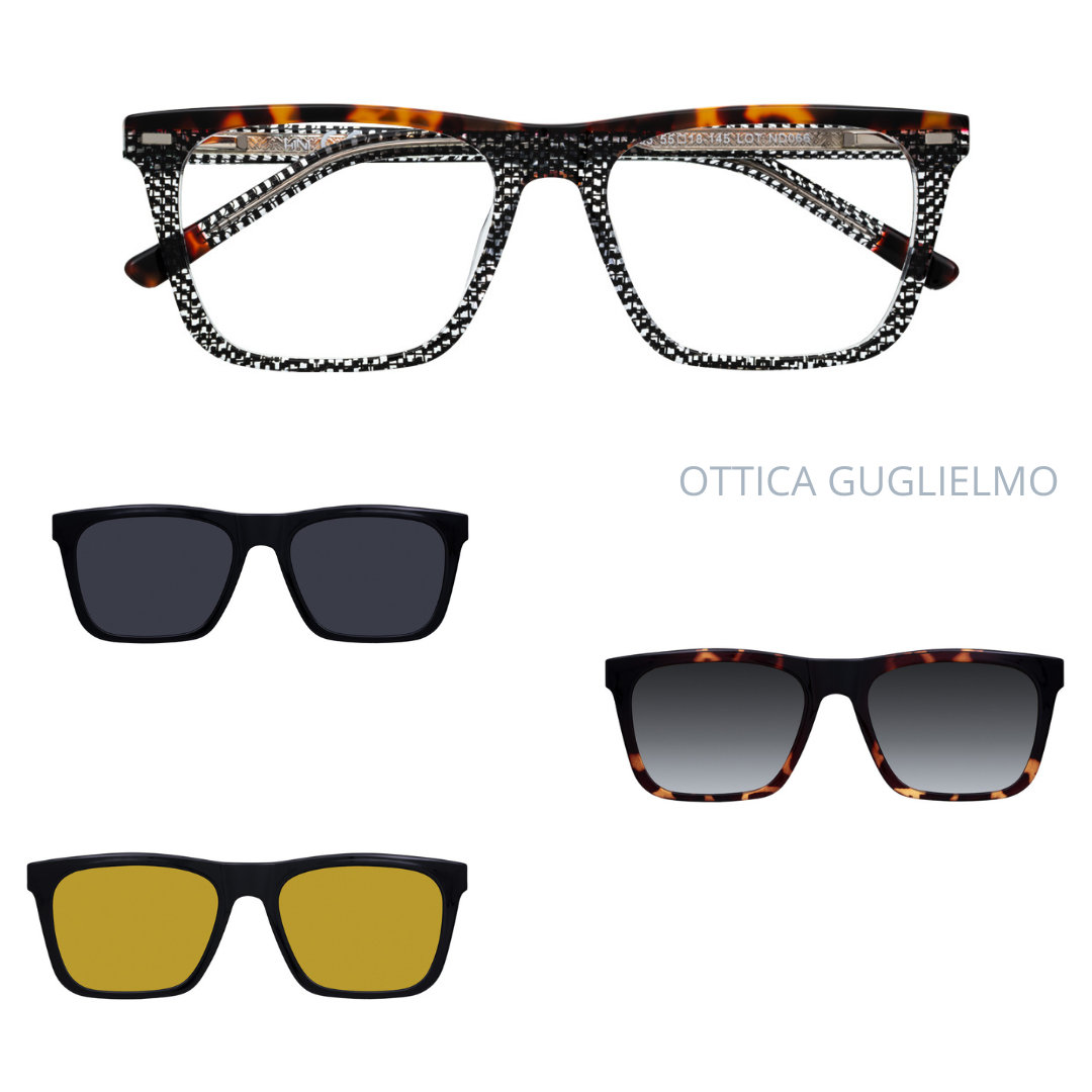 Occhiali da Vista con Clip-On Magnetico H1N1 TRCA195