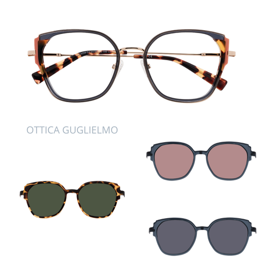 Occhiali da Vista con Clip-On Magnetico H1N1 TRCA298