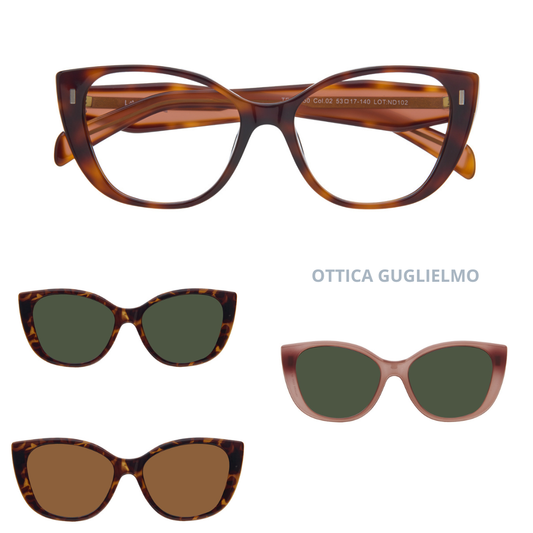 Occhiali da Vista con Clip-On Magnetico H1N1 TRCA350