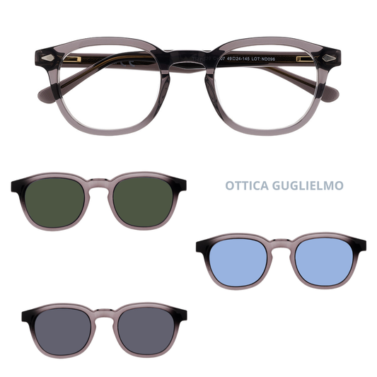 Occhiali da Vista con Clip-On Magnetico H1N1 TRCA239