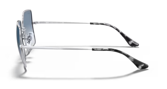 Occhiali da sole Ray-Ban Square RB1971 – Montatura in metallo anni ’70 con lenti in cristallo